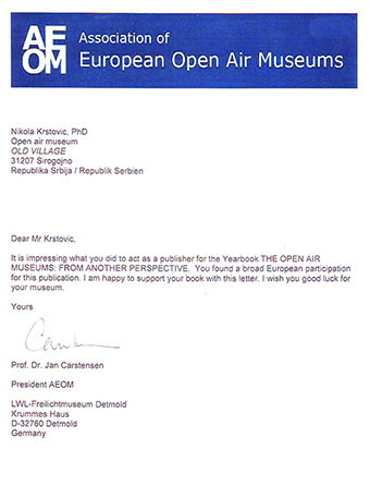 AEOM, Jan Carstensen recommendation letter