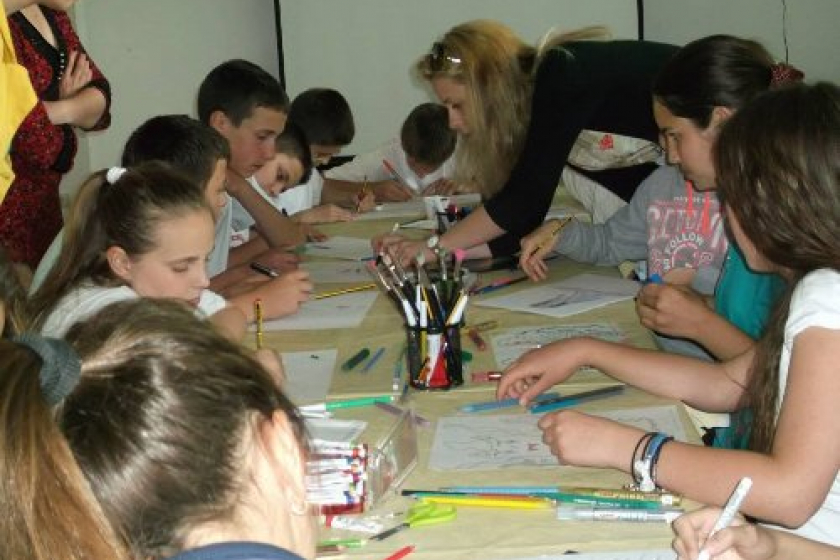 Workshop with children from Sirogojno 
