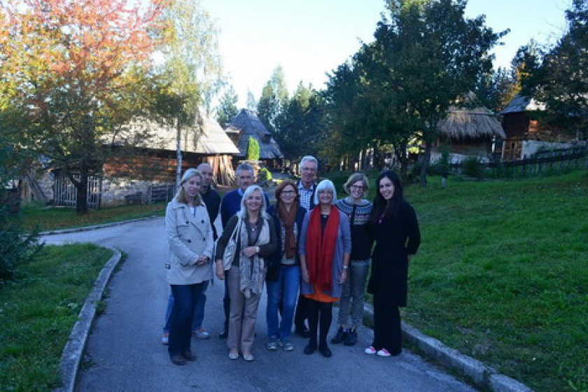 Colleagues from Norway in Sirogojno